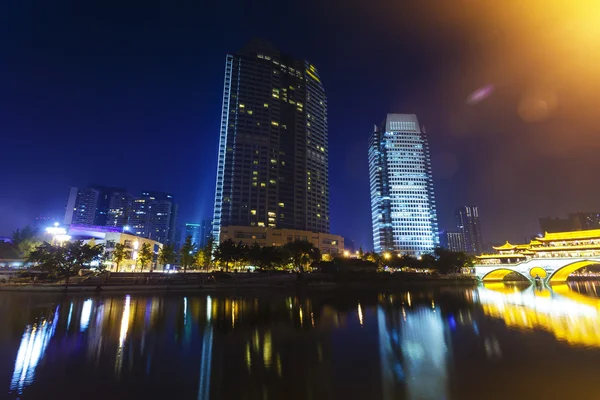 China Chengdu city building — Stock Photo, Image