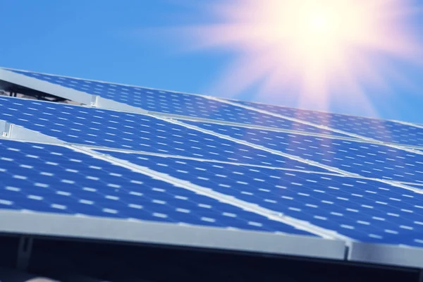 Photovoltaische Solarenergie — Stockfoto