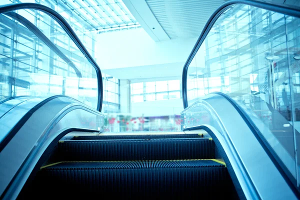 Escalator partial close-up Royalty Free Stock Images