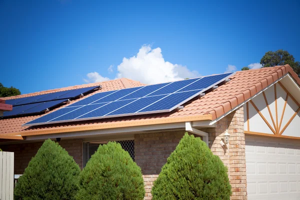 Pannelli solari sul tetto, Australia — Foto Stock