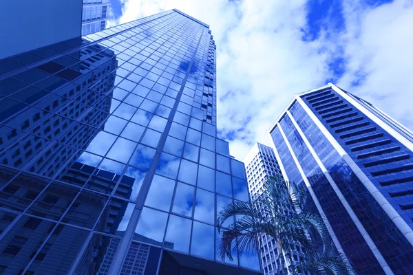 Moderní skleněné budově ve městě Brisbane — Stock fotografie