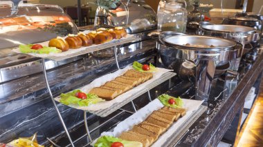 Close-Up bir yerel restoran açık büfe