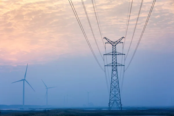 Electricity Tower Sky — Stock Photo, Image