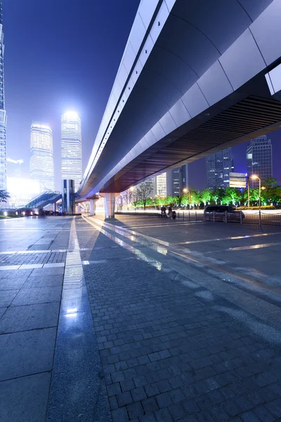 Shanghai Pudong notte — Foto Stock