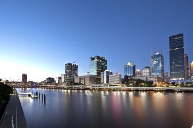 Brisbane şehir, gece
