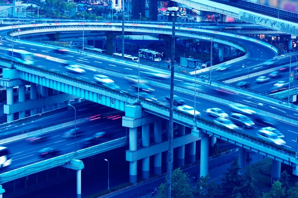 Snelweg verkeer — Stockfoto