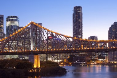 Brisbane şehir kurma, gece