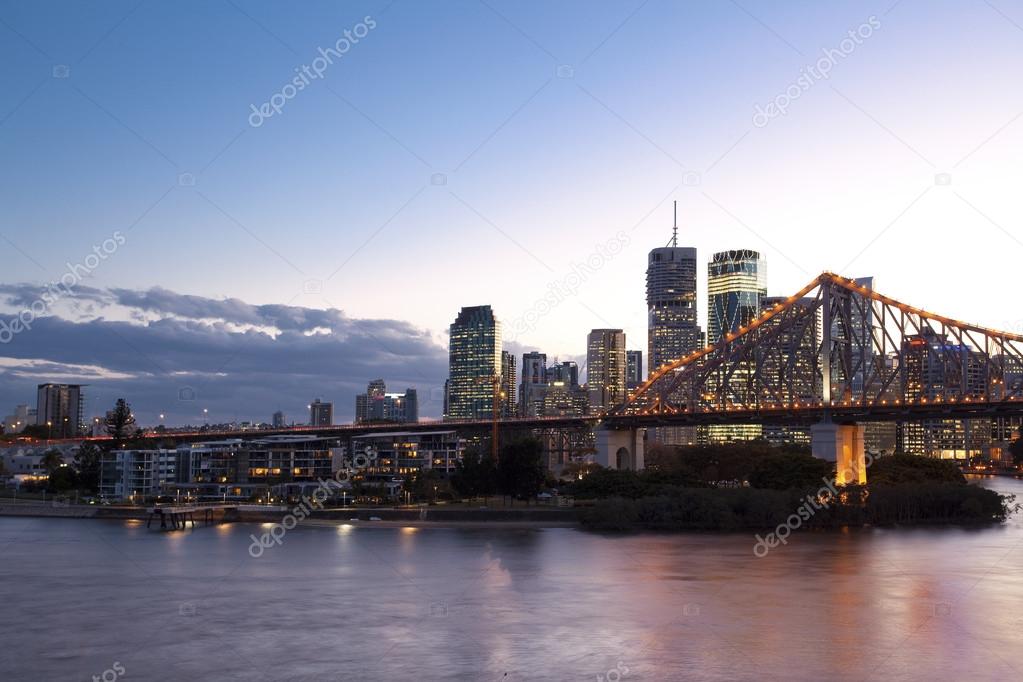 Australia Brisbane city night