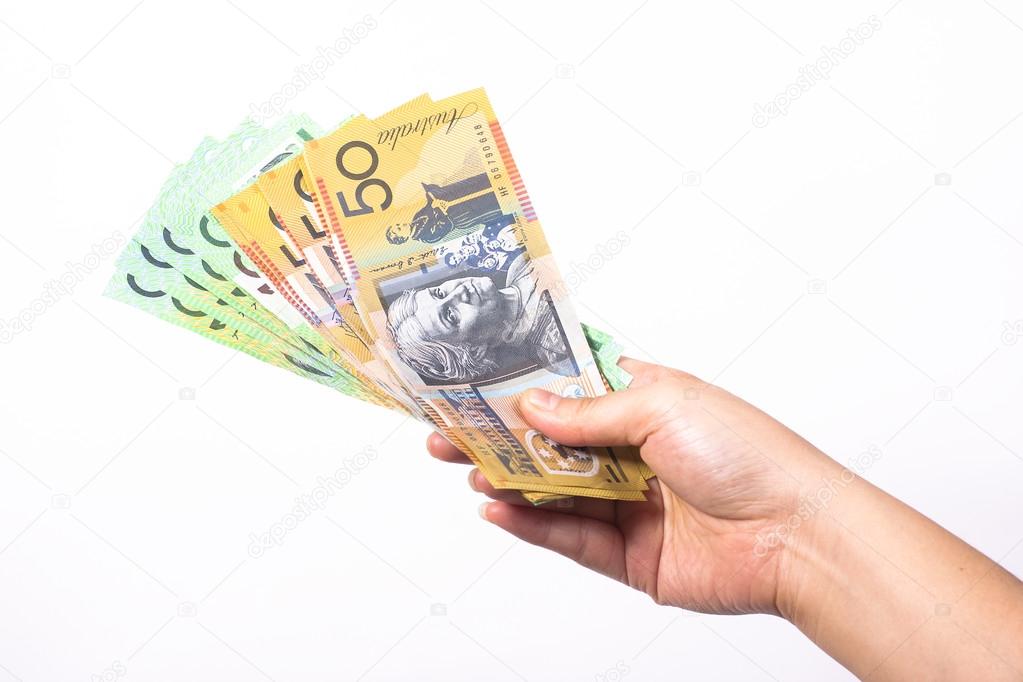 Australian Currency close-up