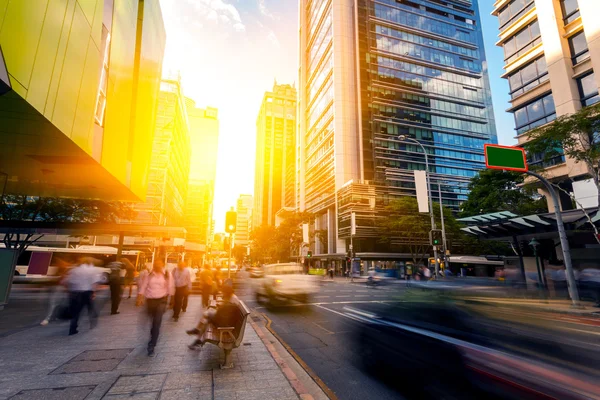 Strade della città di Brisbane — Foto Stock