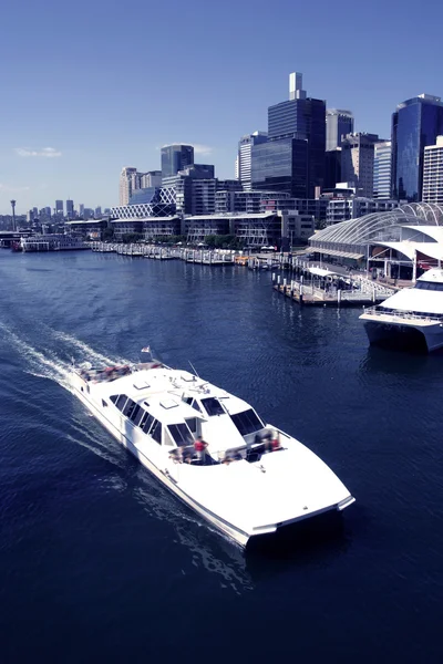 Nel darling harbour, sydney, australia — Foto Stock