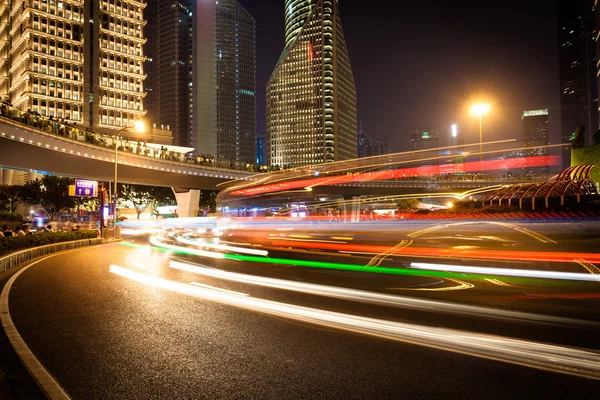 Shanghai Pudong urban transport — Stock Photo, Image