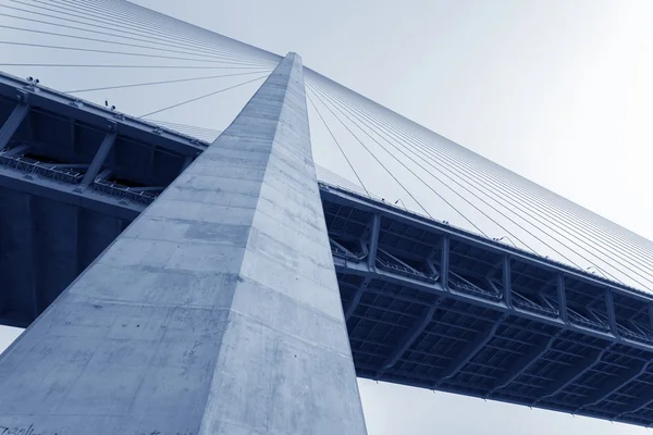 Um close-up de uma ponte — Fotografia de Stock