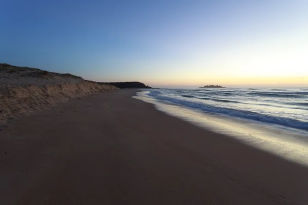 The dawn of coastline features — Stock Photo, Image