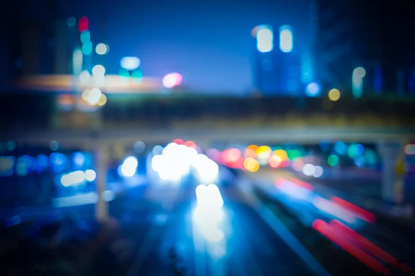 Road traffic at night — Stock Photo, Image