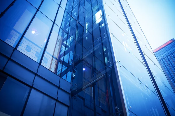 Edifício de vidro, parede — Fotografia de Stock