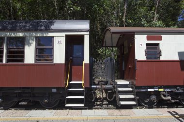 Kısmi yakın çekim tren araba