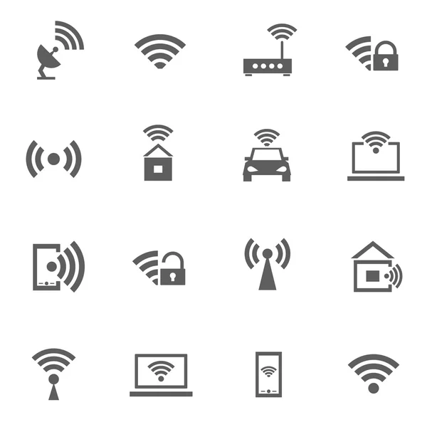 Set of wifi icons — Stock Vector