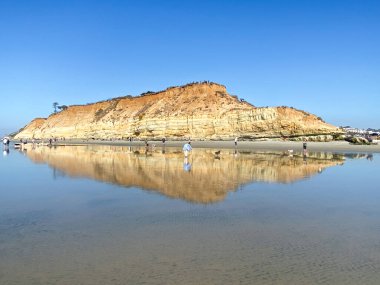 Del Mar Kuzey Sahili, California sahil kayalıkları ve Pasifik Okyanuslu Ev