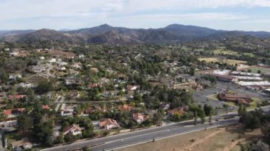 Escondido 'nun Doğu Kanyon Bölgesi' nin hava manzarası
