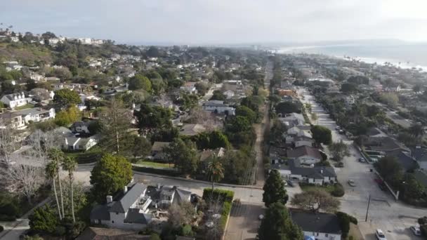 Vista aérea de La Jolla Hermosa. San Diego, California, EE.UU. — Vídeos de Stock