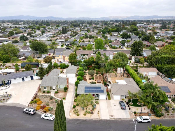 Veduta aerea di Placentia, città nel nord della contea di Orange, California. Stati Uniti — Foto Stock