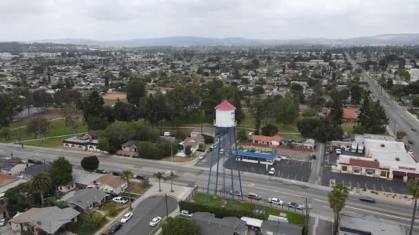 Vista aérea de Placentia, ciudad en el norte del Condado de Orange, California. Estados Unidos — Vídeos de Stock