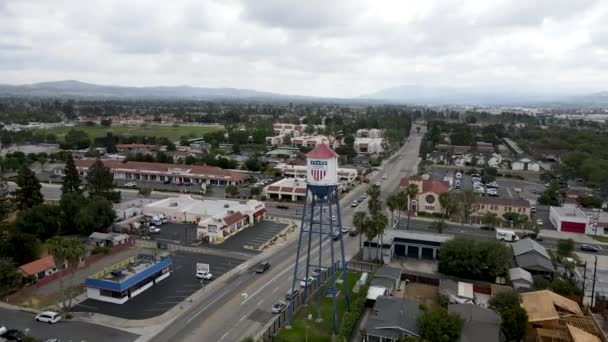Placentia 'nın hava manzarası, Kuzey Orange County, California. ABD — Stok video