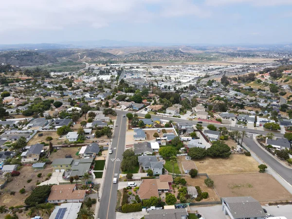 Vista aérea da cidade de Oceanside, em San Diego, Califórnia. Estados Unidos — Fotografia de Stock
