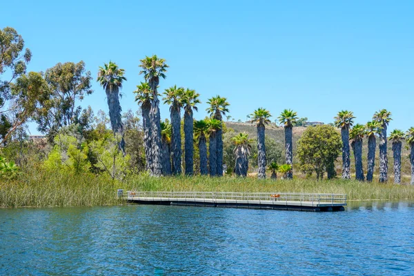 Miramar rezervuarı Scripps Miramar Çiftliği topluluğunda, San Diego, California. — Stok fotoğraf