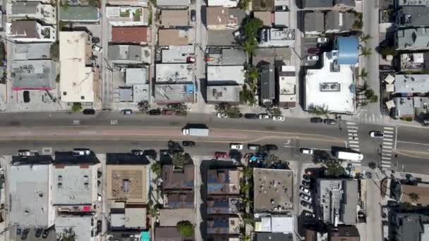 Vista aérea de Mission Bay em San Diego, Califórnia. Estados Unidos. — Vídeo de Stock