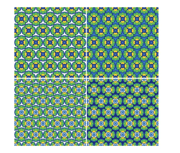 set görüntü çiçekleri nilüfer seamless modeli