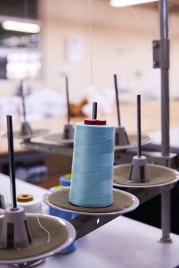 3 Needle coverstitch  Industrial Machine With Cover and Motor