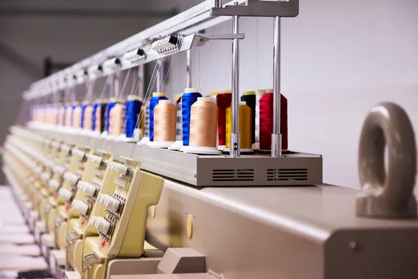Embroidery Machines Factory Embroidery Equipment — Stockfoto