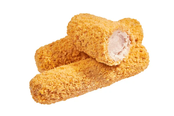 Tavuklu pirzola. Ham tavuk pirzolası kesme yolu olan beyaz bir arka planda izole edilmiş bir şekilde yakın çekim