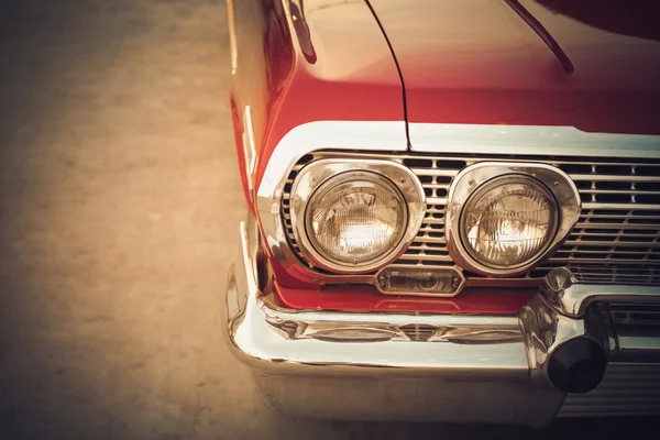 Strålkastare Lampa Vintage Bil Retro Färg Effekt Stil — Stockfoto