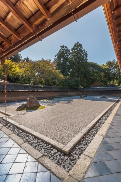 Zen Rock Garden a Ryoanji, Giappone — Foto Stock
