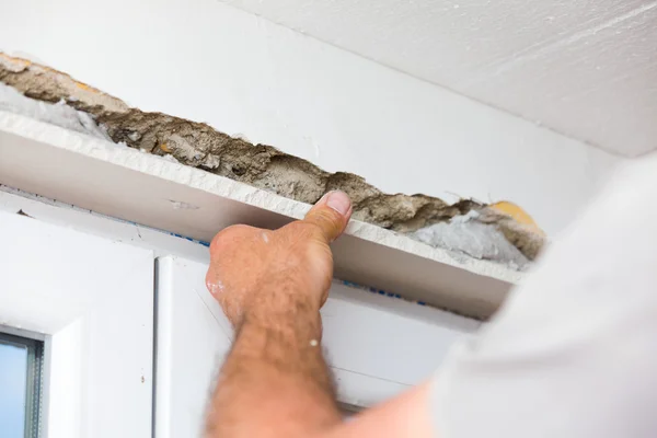 Manual Drywall bonding — Stock Photo, Image