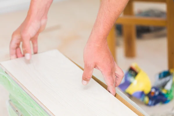 Técnica de revestimento laminado — Fotografia de Stock