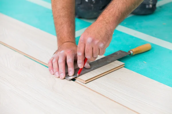 Pavimentazione ristrutturazione in casa — Foto Stock