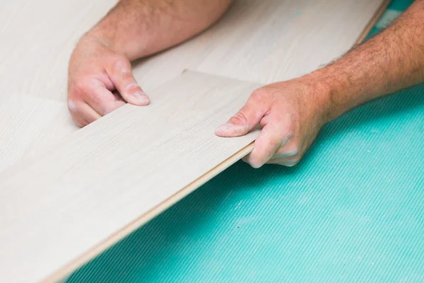 Flooring renovation in house — Stock Photo, Image