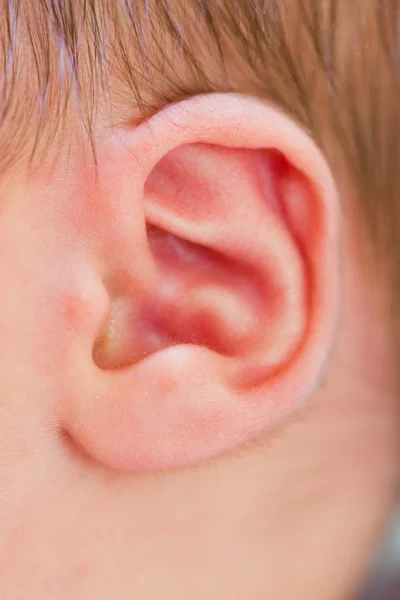 Novorozené dítě uši — Stock fotografie