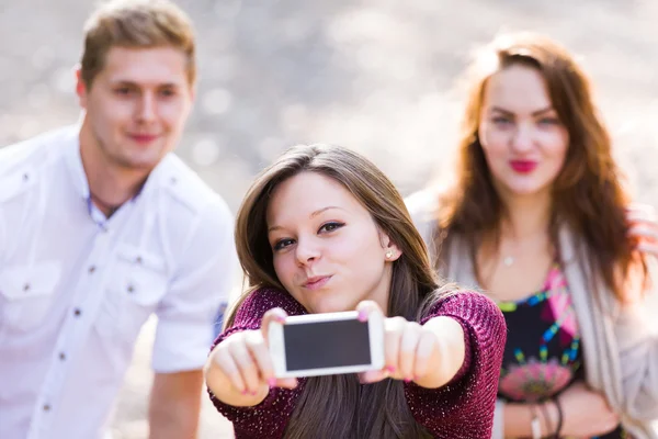 Cara de pato para la selfie —  Fotos de Stock