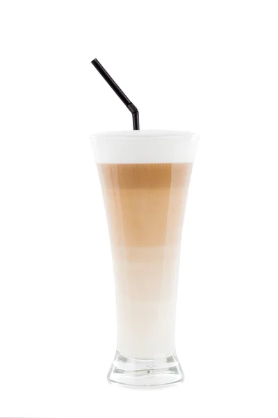 Saboroso latte macchiato . — Fotografia de Stock