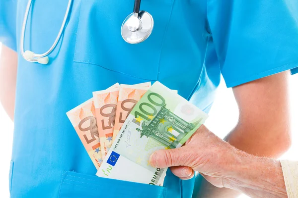 Medical attention costs too much — Stockfoto