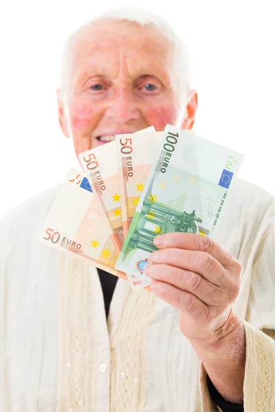 Happy pension payment day — Stock Photo, Image