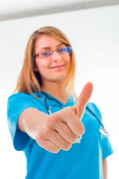 Cheerful young doctor — Stockfoto