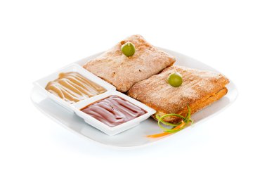 Kepekli ekmek sandwitches