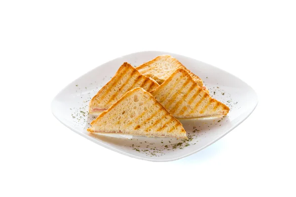 Chleb tostowy plastry — Zdjęcie stockowe