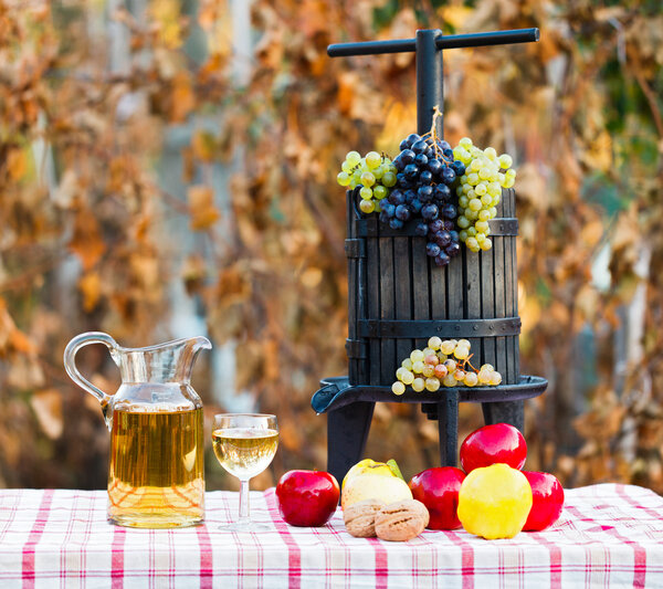 Autumn crops and wine